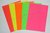 50 Bogen Plakatpapier neonfarbig, ca. 90g, DIN A1