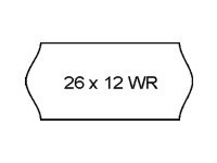 Preisauszeichnungsetiketten - 26x12 mm Wellenrand